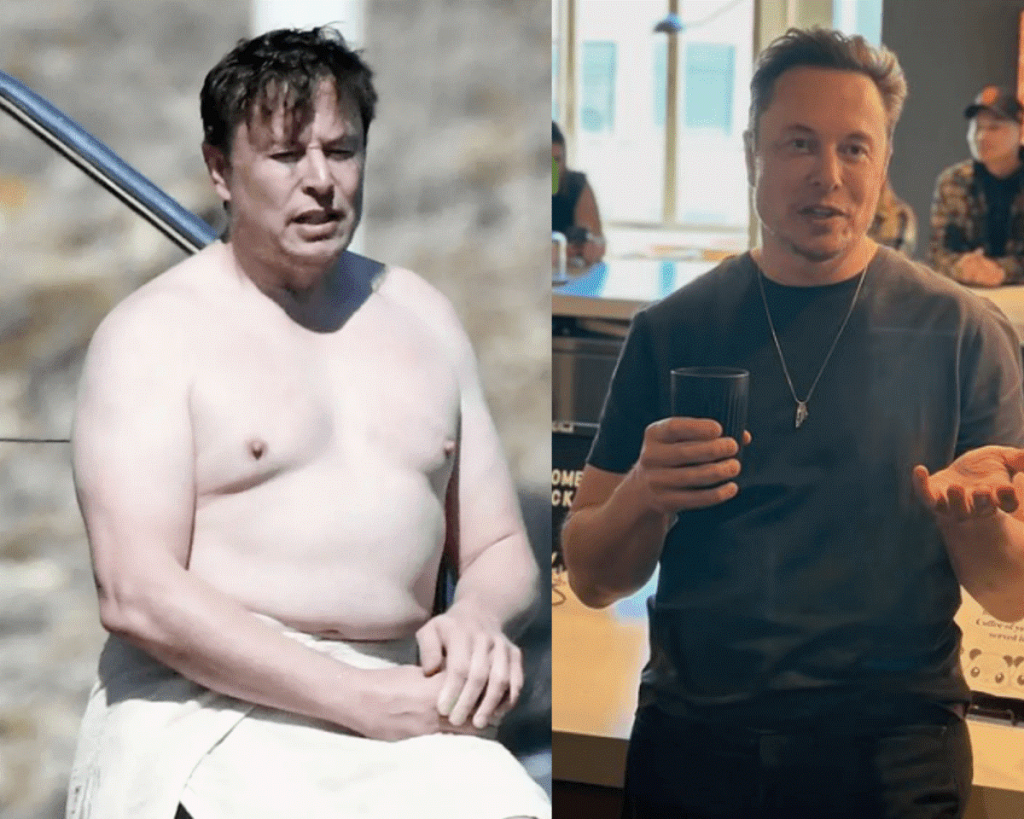 Tech Billionaire Elon Musk credited his weight loss transformation to “intermittent fasting and Ozempic”